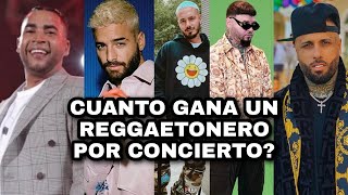 Esto es lo que ganan los reggaetoneros por conciertos 😱