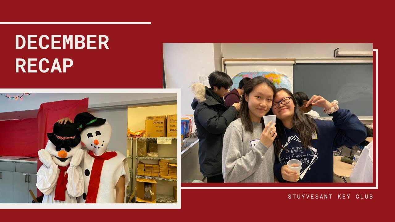 December Recap Video Stuyvesant Key Club YouTube