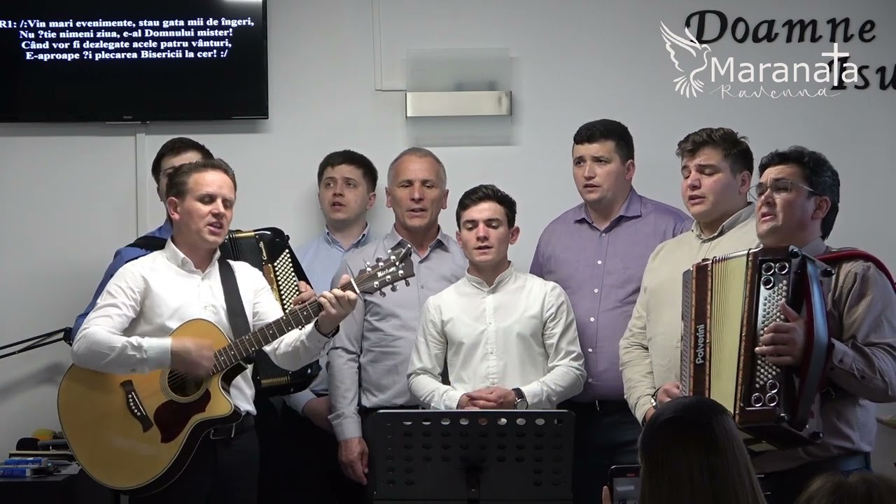 Vin mari evenimente - Beni Cibu impreuna cu grup de frati la Maranata Ravenna