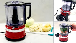 KitchenAid 5 Cup Food Chopper with Blade and Whisk | Review and How to Use