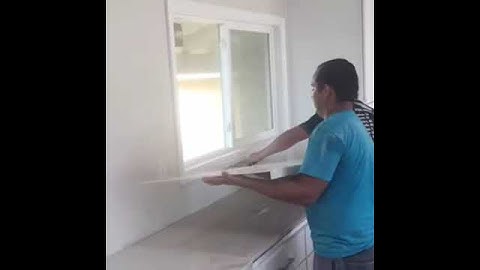 Porcelain Countertops installationn