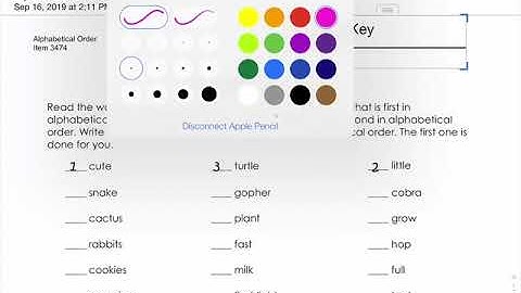 Filling out a PDF in Notability