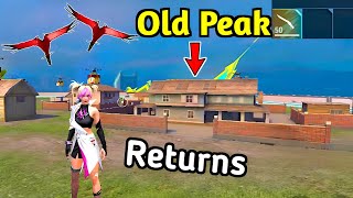 Old Peak Return in Free Fire ll OB45 UPDATE FREE FIRE ll FREE FIRE NEW EVENT ll OB45 UPDATE