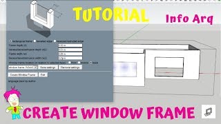 Create Window Frame - 1001Bit Plugin Sketchup