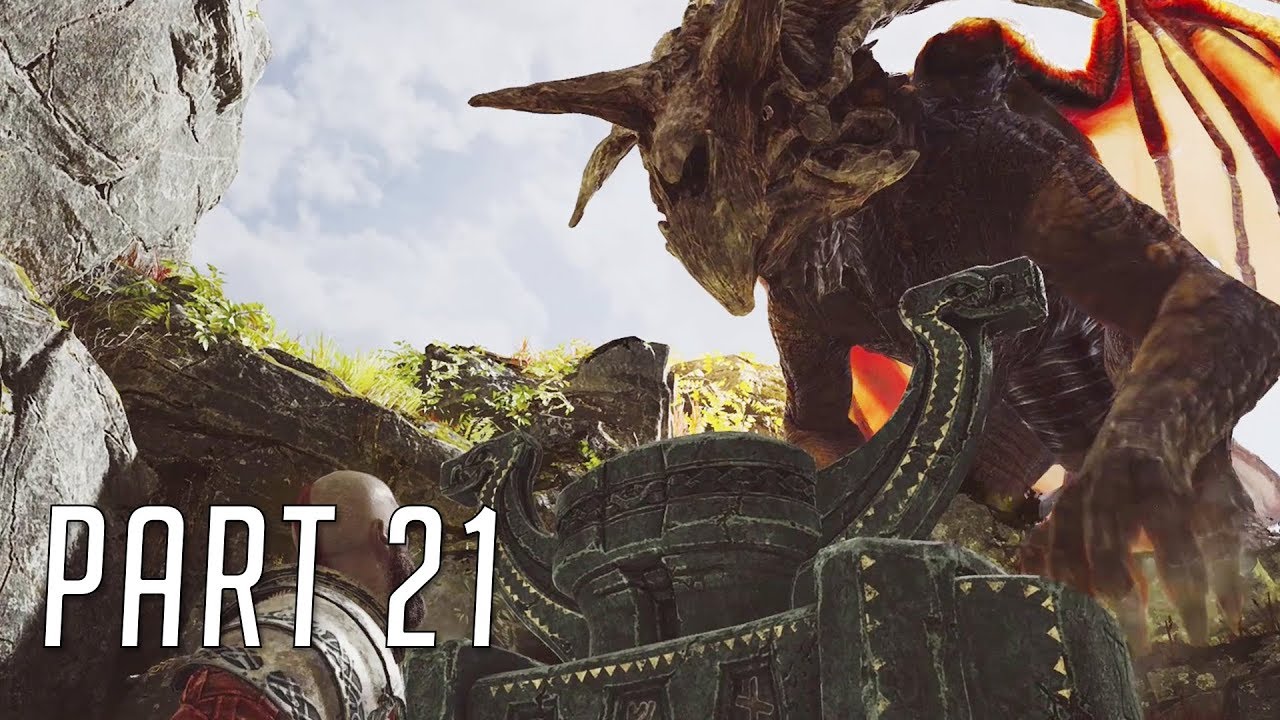 images Dragon Fafnir God Of War 4 god of war hard 100 walkthrough 21 the flight of fafnir