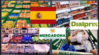 COMPILATION Grocery Shopping in Spain at Mercadona and Dialprix with Prices