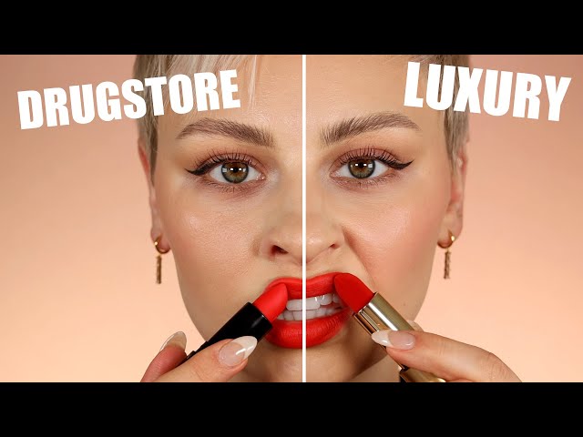 I found a drugstore dupe for my favorite luxury lipstick 