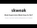 Online demo of skweak, a new Python toolkit for weak supervision in NLP