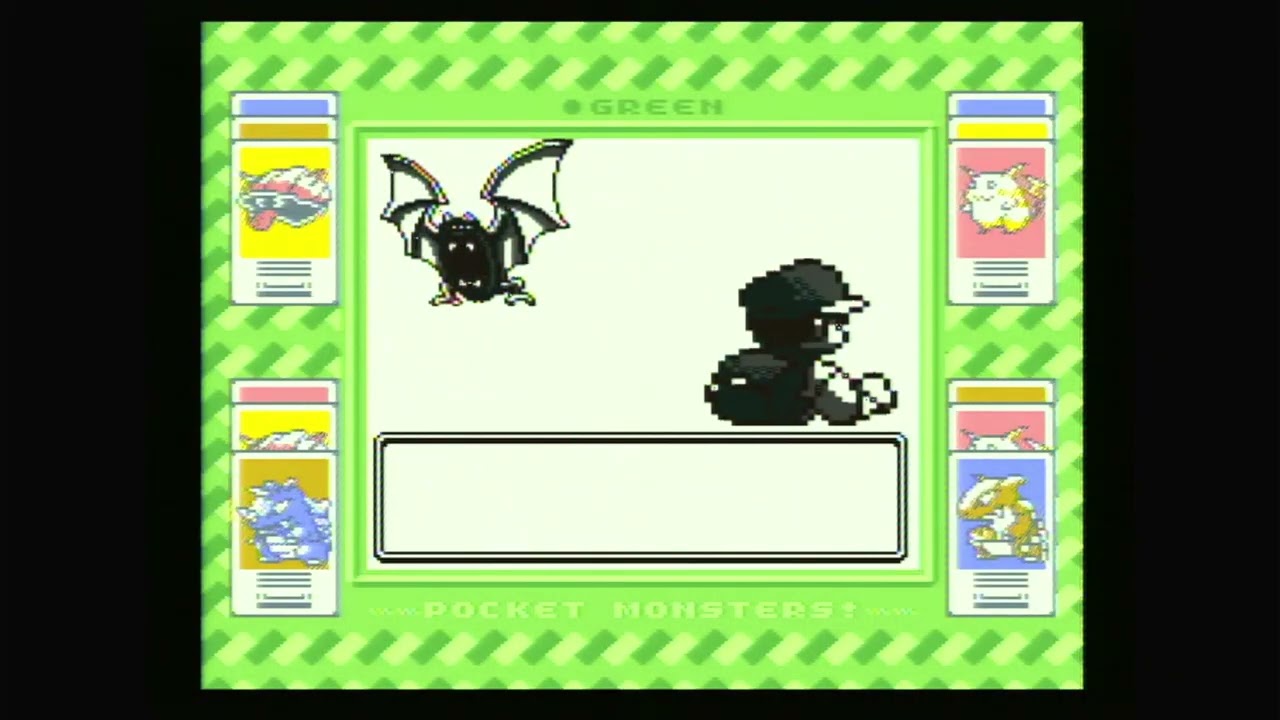 スーパーゲームボーイ2で ポケモン緑 その12 - YouTube