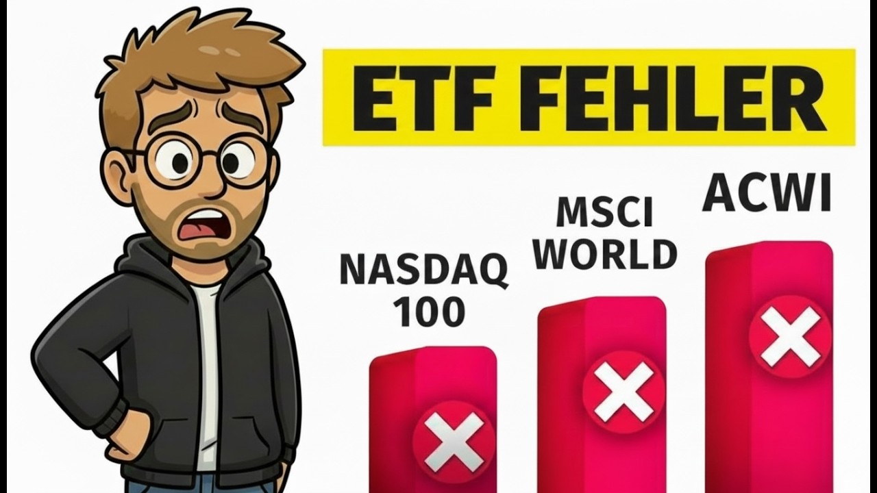 7 ETF-Fehler, die dich Tausende Euro kosten