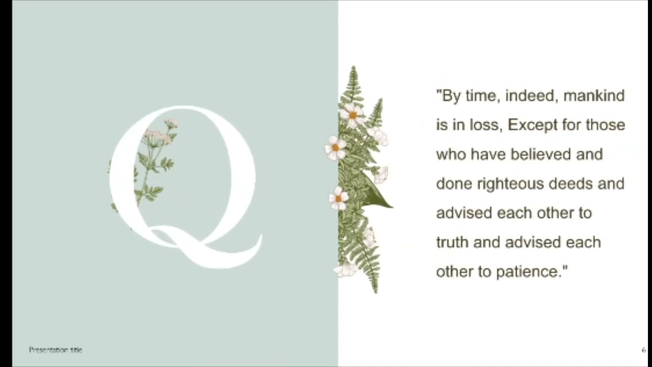 Presentation time management