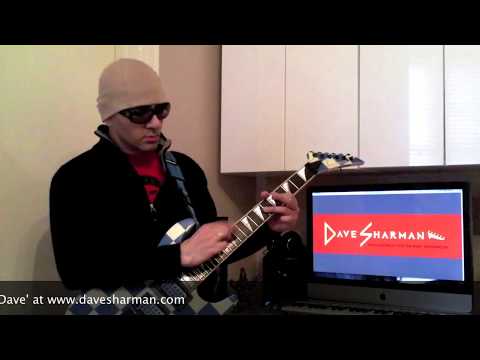Dave Sharman — Dave Sharman - Frantic (Song) - Learn How To Play Guitar Video Tutorial - Tab Tapping Riff Lesson
