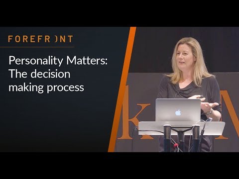 The Decision Making Process | Personality Matters Part 3  | Sarah Rudder | RocketMill
