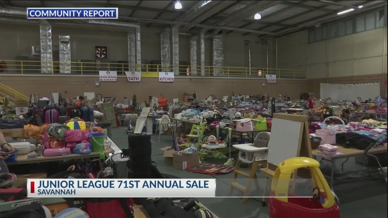 Junior League 71st annual thrift sale YouTube