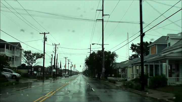 ** Hurricane Irene in HD! Landfall in Morehead Cit...
