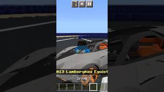 Lamborghini Egoista In A Racing Track Minecraft Pe