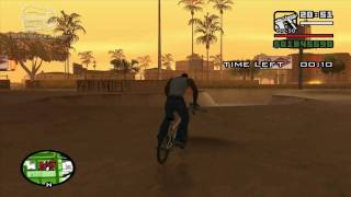 GTA San Andreas - Walkthrough - Challenge - BMX (HD)