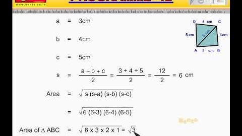 Cbse Class 9 th Maths Score 100 Marks Video  - Herons Formula 7