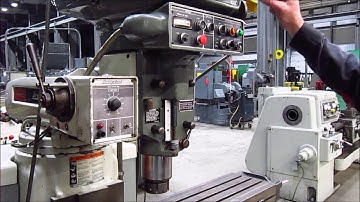 14106 Bridgeport Series II Vertical Knee Mill, 11” x 58” Table, www.vanderzielmachinery.com