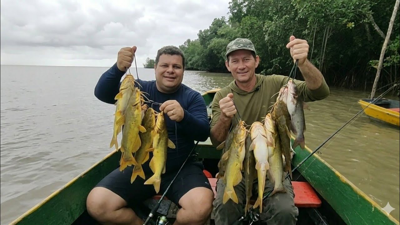 Nada supera um dia de pescaria entre amigos nas águas fartas de Vigia de Nazaré