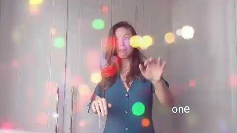 Numbers in Irish Sign Language