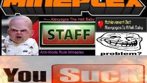 Little kid talking smack to mineplex mod and helper