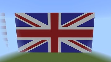 How to build the uk flag in minecraft (part 1)