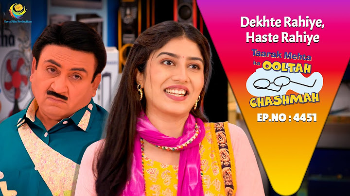 NEW! Ep 4451- Gada Electronic me भगवान बनके आई Bawri? |Taarak Mehta ka Ooltah Chashmah