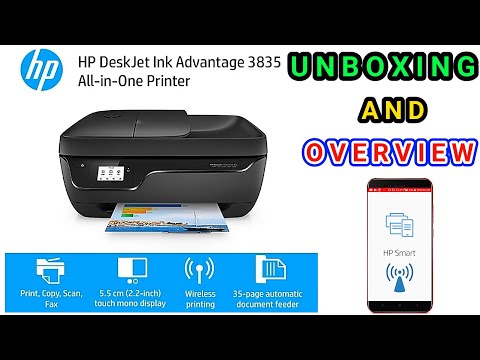 HP DeskJet Ink Advantage 3835 All-in-One Printer | Unboxing & review | TECHNO DUNIA | Hindi