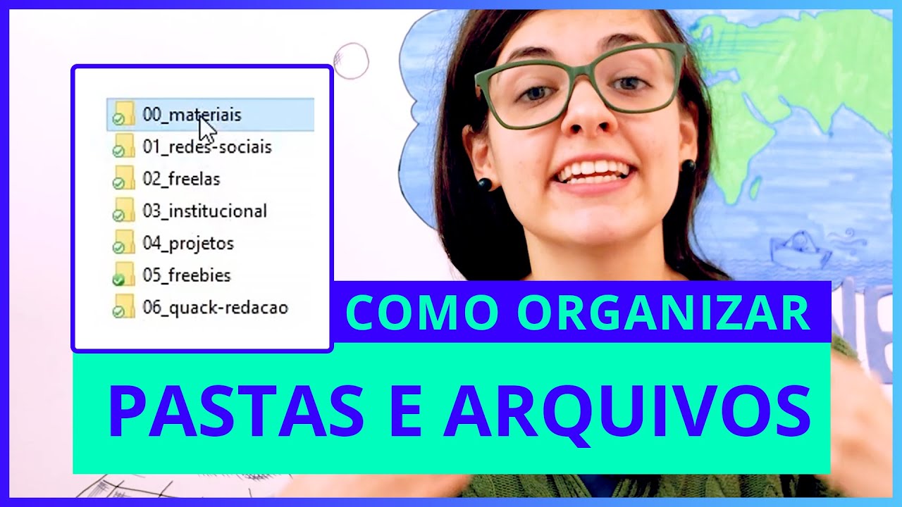 Como organizar pastas e arquivos | Organização para Designers e Criativos - YouTube