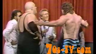 Memphis Wrestling Vault: Rick Rude Randy Savage Jerry Lawler Jimmy Hart Studio FIGHT!