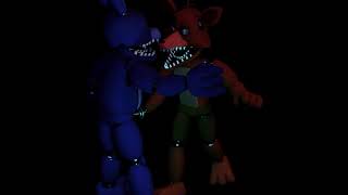 [C4D FNAF]Unwithered Bonnie vs Unwithered foxy