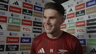 Viktor Gyökeres Post Match Interview Arsenal 2-0 Everton