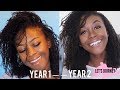 SISTERLOCKS JOURNEY YEAR 1 VERSUS YEAR 2  | Pictures Included | LET'S JOURNEY