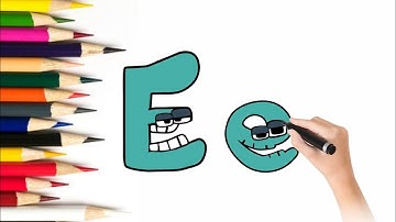 How to Draw the Lore Alphabet - Letter E | Easy Step-by-Step Guide