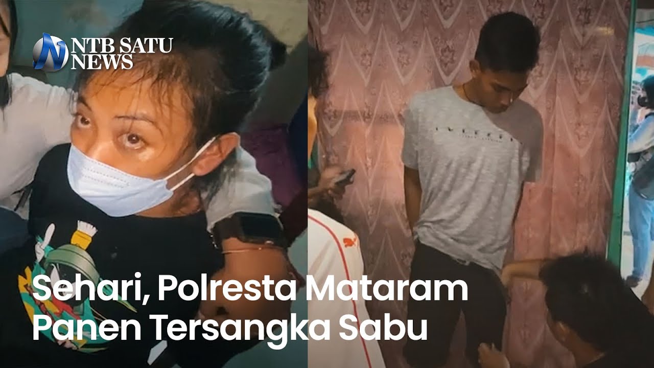 Polisi Gerebek Wanita dan Tiga Pria Pengedar Sabu di Lombok I Bandar Narkoba di NTB Juga Diincar