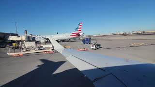 American Eagle Flight #5808 CRJ 900 Pushback & Start Up B3 Phoenix Sky Harbor Airport Phoenix, AZ