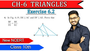 Class 10 || EX 6.2 Question 4 Chapter 6 Triangles || Maths NEW NCERT RAJEEV SIR ||