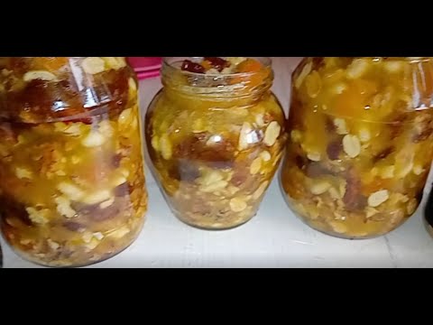 Орехи с медом. Баночка здоровья должна быть в каждом доме.