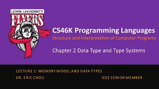 Famous Lecture 2: Data [Chapter 2: Data Types and Type System] Wealth