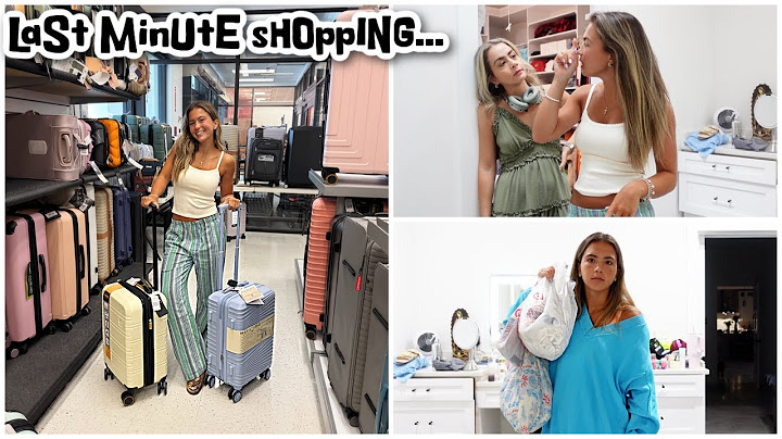 LAST MINUTE SHOPPING FOR EUROPE... |VLOG#2053
