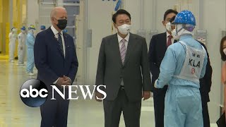Biden tours Samsung plant while on trip to South Korea