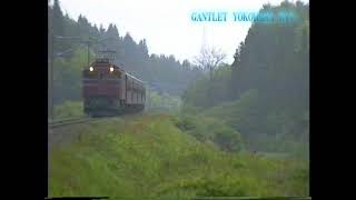 磐越西線　翁島ー磐梯町　ED77＋50系客車