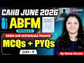 CAIIB June 2026 | ABFM Module D Green and Sustainable Finance | Day 9 | MCQs + PYQs | Neha Ma’am