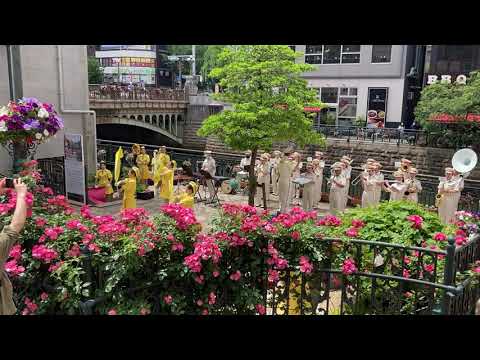 堀川フラワーフェスティバルでのポッカレモン隊🍋の音楽演奏