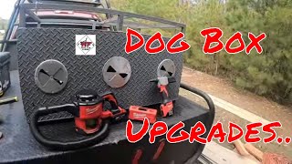 Dog box upgrades with Milwaukee M12 & M18 tools