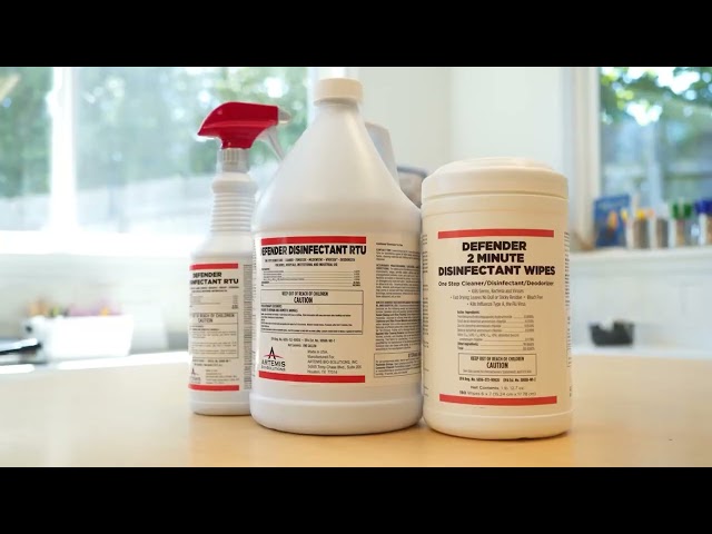 Artemis Bio Solutions  How To Wipe Down A Surface with Artemis wipes