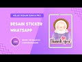 Desain Sticker Whatsapp