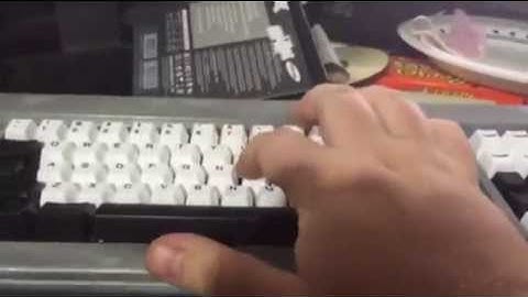 IBM F 4704 107 key USB converted (solenoid disabled)