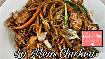 HOW TO MAKE EASY “LO MEIN CHICKEN”-Step by Step!